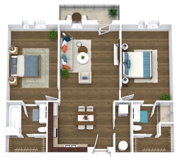Floor Plans of Bricks at Waukee East in Waukee, IA